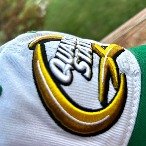 NWOT Quaker State Cap/Hat Weathered Green & White SnapBack - Picture 6 of 9